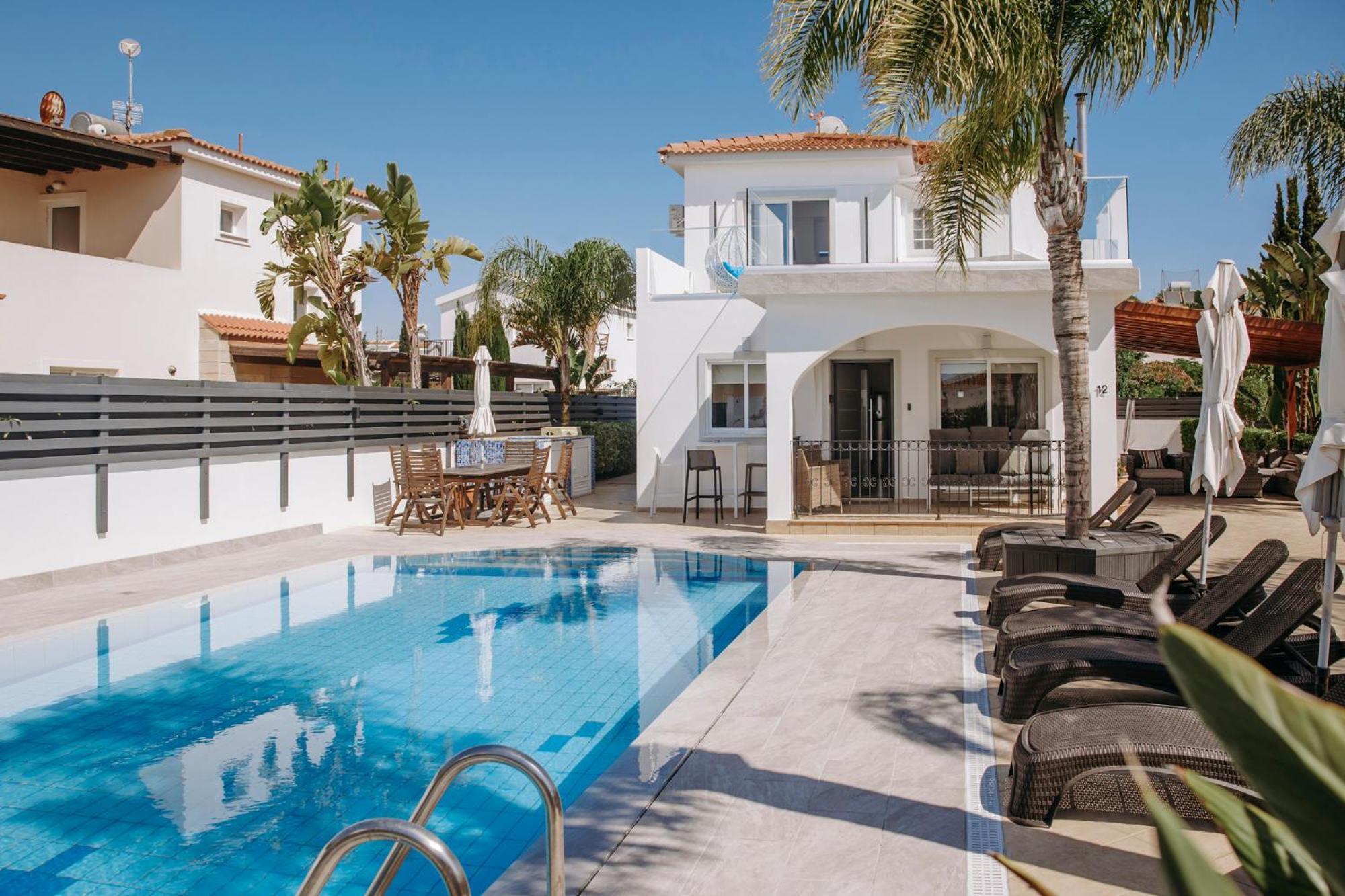 Sunset Villa Private Complex Heated Pool Ayia Napa Ngoại thất bức ảnh