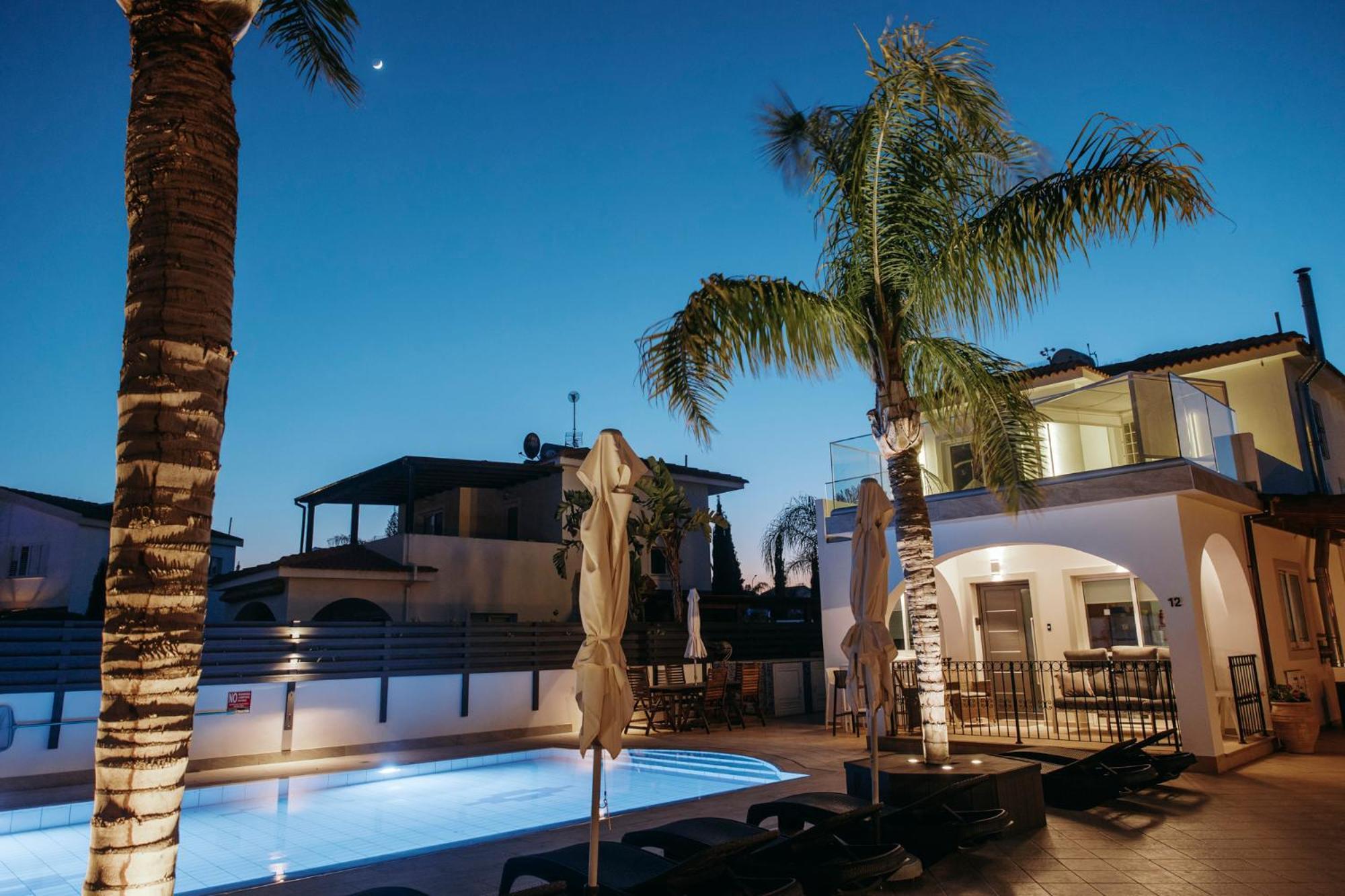 Sunset Villa Private Complex Heated Pool Ayia Napa Ngoại thất bức ảnh