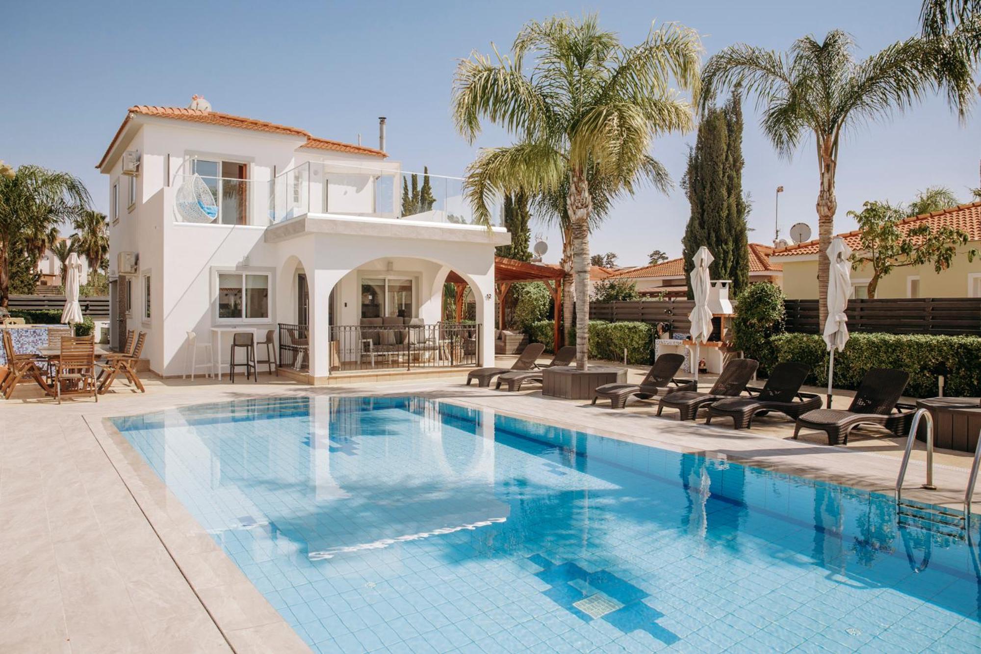 Sunset Villa Private Complex Heated Pool Ayia Napa Ngoại thất bức ảnh